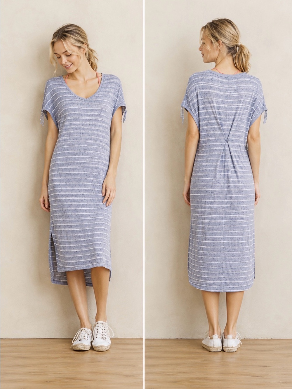 ANTHROPOLOGIE Striped Day Dress by Saturday/Sunday